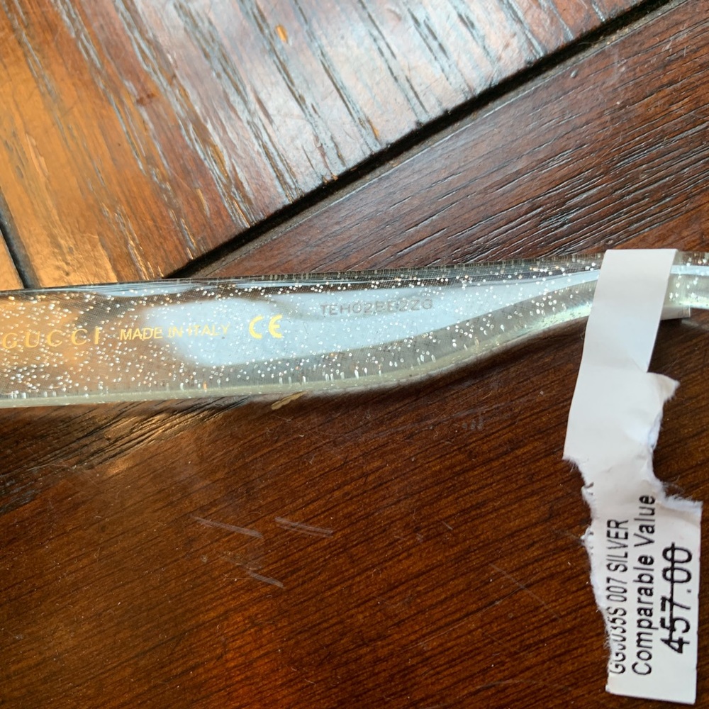 ⛔️SOLD⛔️Authentic Gucci 54 Glitter Round Acetate - Picture 7 of 8